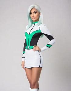 Woman Danny Phantom Costume Face Swap Insert Your Face ID 971442