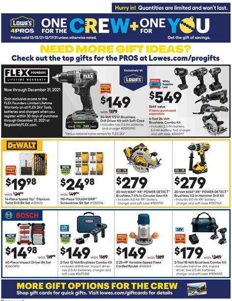 Lowe S Pro Ad Weekly Ads Deals From December 13