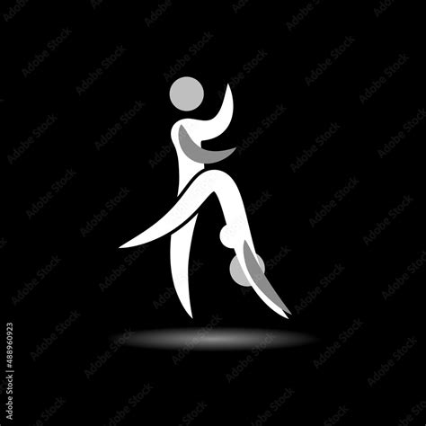 Kama Sutra Sex Pose Man And Woman In Love Yoga Time To Sex Vector