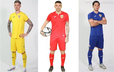 Romania Joma Home Away And Third Kits Football Fashion