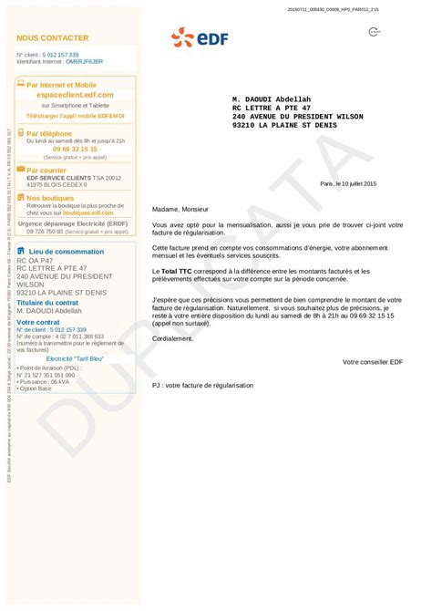 Facture Edf 2013 Vierge Pdf Par EDF Direction Commerce Fichier PDF