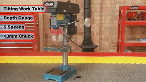 Clarke CDP5RB Speed Bench Mounted Pillar Drill 230V 060710035 On