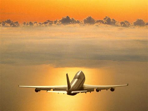 Airplane Sunset Wallpapers - Top Free Airplane Sunset Backgrounds ...