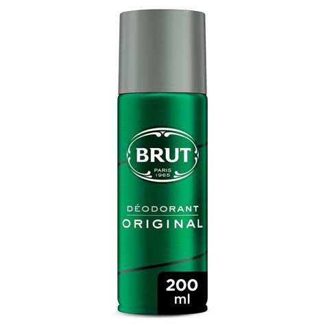 Brut Déodorant Homme Spray Antibactérien Efficacité Longue Durée 200ml