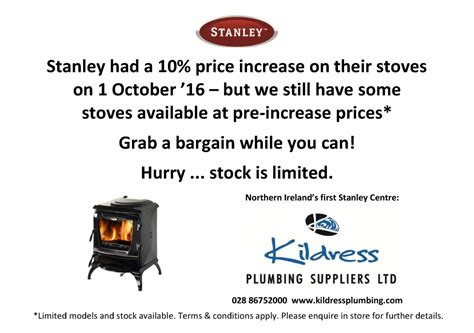 SPECIAL ON STANLEY STOVES & COOKERS | Plumbing Offers | Kldress Plumbing