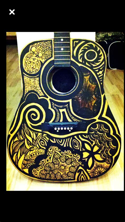 Pin By MARIA BERNER On GUITARRAS PINTADAS Guitar Painting Guitar Art