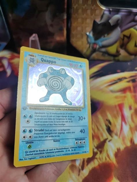 Pokemon Karte Card Quappo Poliwrath 1 Edition Base Set Kaufen Auf