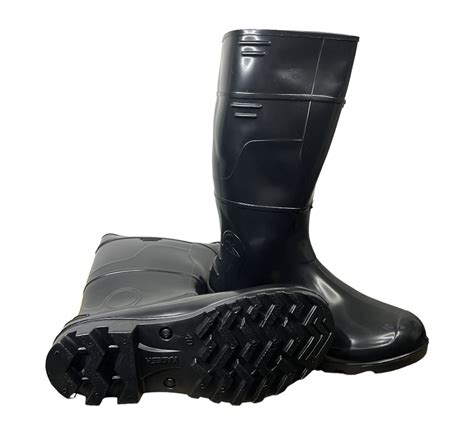 Bota Pvc Cano Longo Cm Preta Safety Boots Kadesh Ca Kadeshlonga