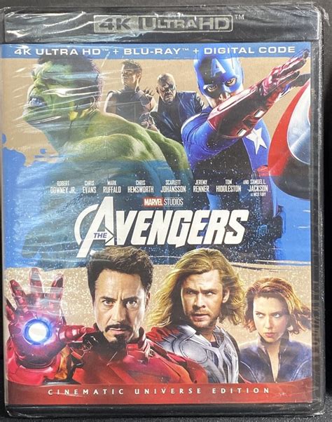 The Avengers Disney Marvel 4K ULTRA HD + Blu-ray + Digital Code NEW ...