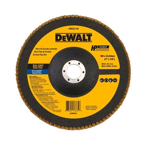 DISCO LAMINADO ZIRCONIO 7 60 DEWALT Pintulac