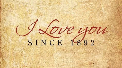 I Love You Since 1892 Trailer Youtube