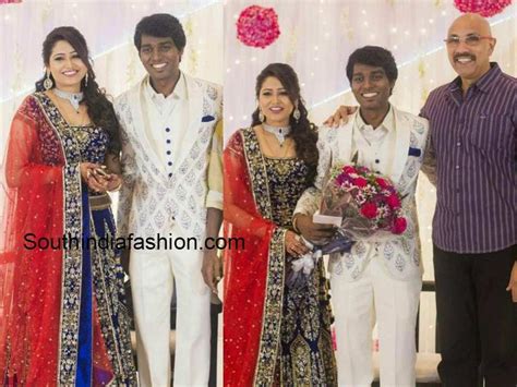 Atlee and Priya Wedding Reception – South India Fashion