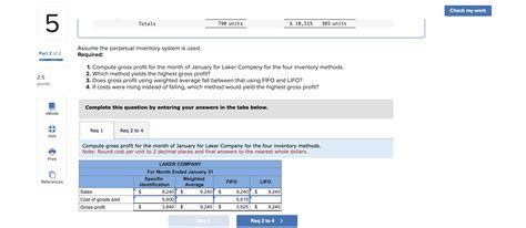 Solved Assume The Perpetual Inventory System Is Used Chegg