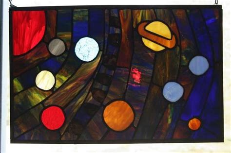 194 Best Celestial And Space Stained Glass Images On Pinterest