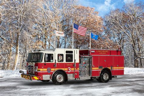 Lynchburg Va Fire Department Holds Wet Down Ceremony For New Engine