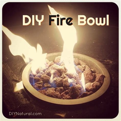 DIY Fire Bowl: Make A Fire Bowl for Ambiance and to Keep Bugs Away