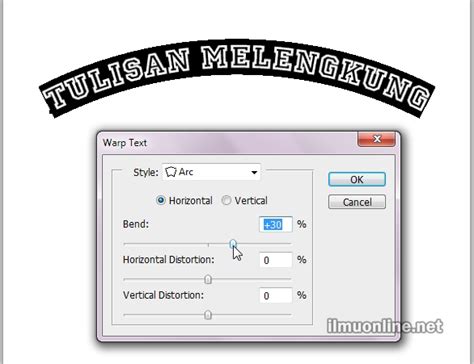 √ Cara Membuat Tulisan Melengkung Di Photoshop