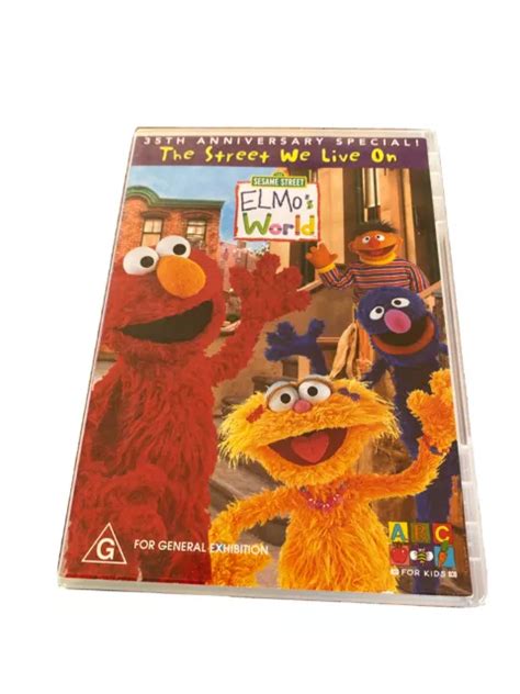 SESAME STREET Elmo S World The Street We Live On DVD 2004 R4