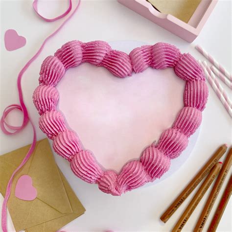 Pink Heart Cake Kit Bake Believe