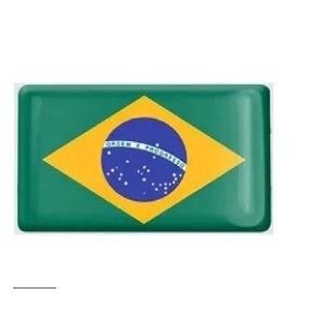 Adesivo Resinado Bandeira Brasil Carro Moto Capacete D Ad Shopee