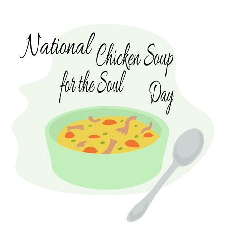 National Chicken Soup For The Soul Day Idea For Poster Banner Flyer