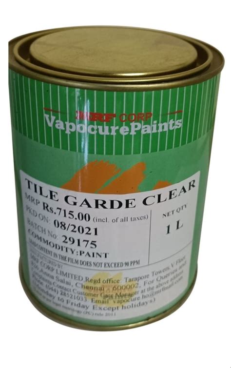 Vapocure Specta Mrf Tile Garde Clear Floor Polish For Tiles Packaging