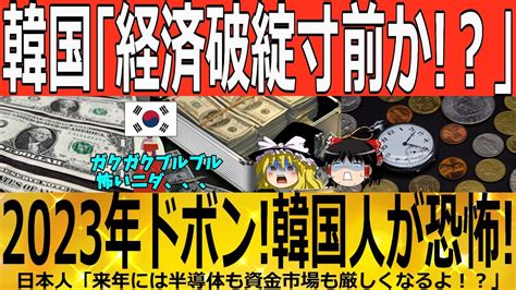 【ゆっくり解説】韓国経済破綻「20年後に消滅か！？」2023年が既に危うい 韓国ゆっくり解説（爆） Youtube