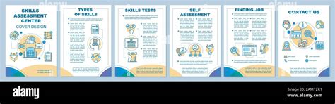 Skills Assessment Center Brochure Template Layout Flyer Booklet Leaflet Print Design With