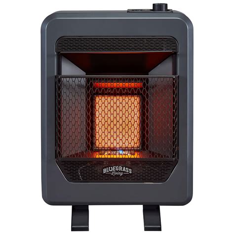 Bluegrass Living Propane Gas Vent Free Infrared Gas Space Heater With