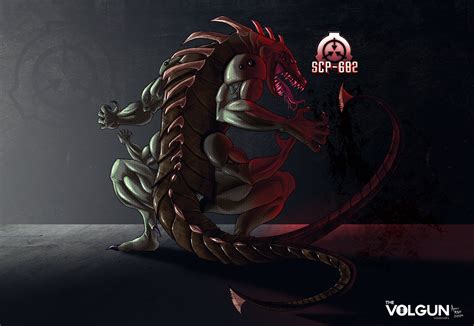 Scp 682 Concept Artwork By Zenith Strife On Deviantart