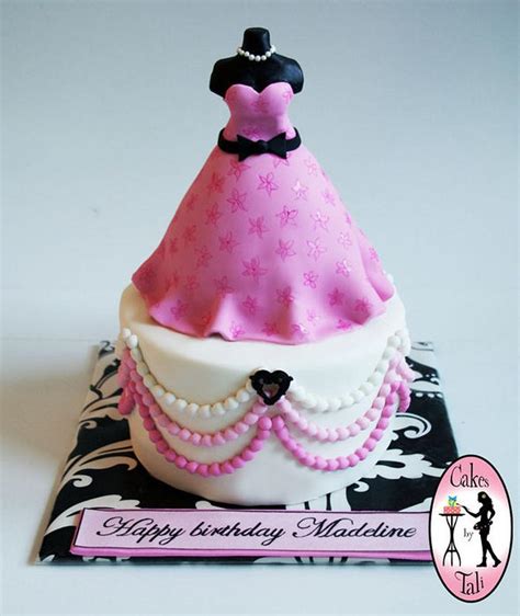 Dress Form Cake Decorated Cake By Tali CakesDecor