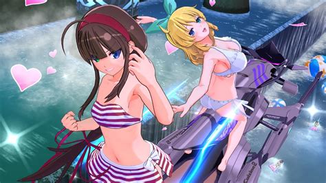 Kandagawa Jet Girls Playable Characters Ryōna And Ryōbi From Senran