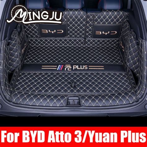 For BYD Atto 3 Yuan Plus 2022 2023 Car Boot Mat Rear Trunk Liner Cargo