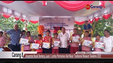 Ansambel Musik Benteng Juara I Lomba Permainan Alat Musik Tradisional