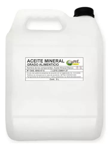 Aceite Mineral Nf Vaselina Liquida Usp Litros Env O Gratis