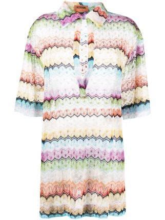 Missoni Zig Zag Print Beach Dress Farfetch