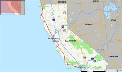 Px U S Route In California Map Svg Picture Gallery For Website With