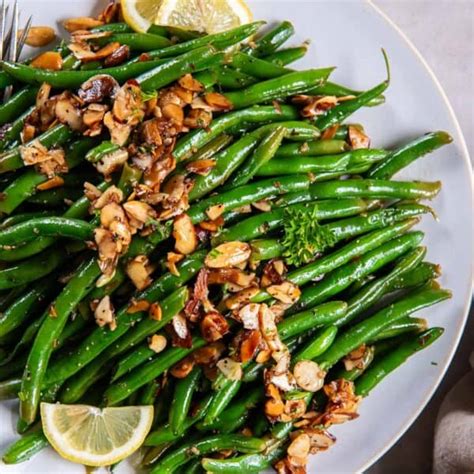 Green Beans Almondine Valerie S Kitchen