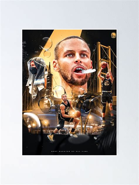 Stephen Curry The GOAT Champions Poster For Sale By MichaelBK11