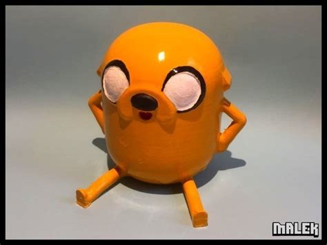 Free Stl File Jake The Dog From Adventure Time・3d Printer Model To