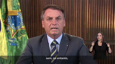 Pronunciamento Oficial Do Presidente Da República Jair Bolsonaro Youtube