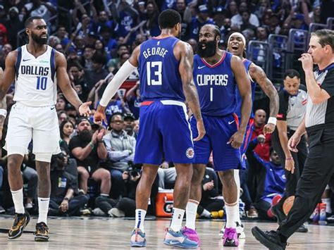 Nba Les Los Angeles Clippers Frappent Dentrée Contre Les Dallas