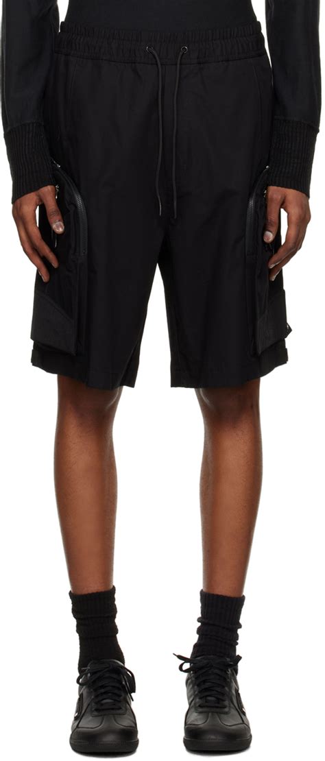 A Cold Wall Black Overset Tech Shorts A Cold Wall