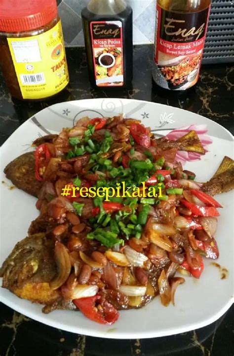 Resepi Ikan Bawal Masak Kicap Sedap - Resep Masakan Khas