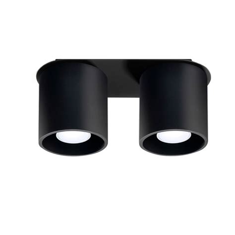 Lampada Da Soffitto ORBIS 2 Nero Leroy Merlin