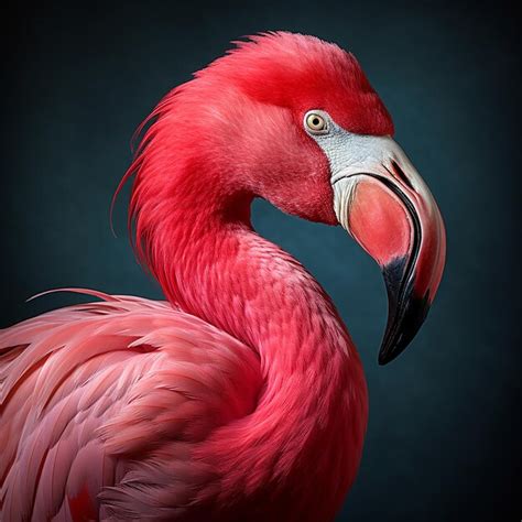 Premium Photo | 3Drendered pink flamingo bird