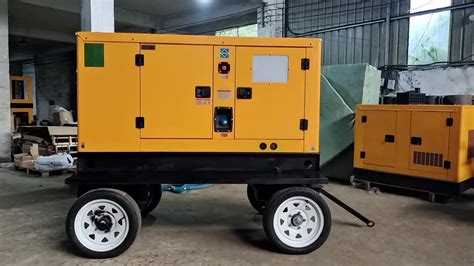 30kw Standby Diesel Whole House Mobile Generator Trailer 50hz 60hz