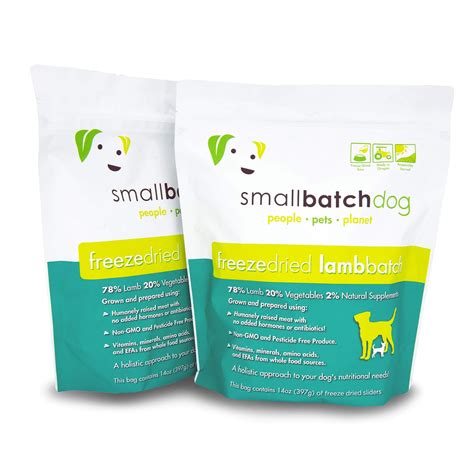 Smallbatch Pets Freeze Dried Premium Aif4 Raw Food Diet For 2 Pack