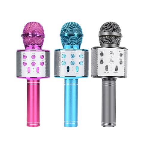 Ws Handheld Bluetooth Karaoke Bluetooth Karaoke Microphone With Usb