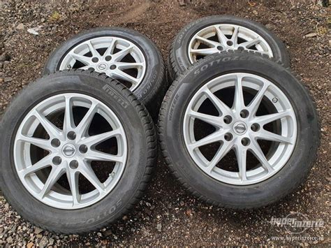 Alu Kola Disky Orig Nissan 5x114 3 6 5jx16 Et40 Pneu Pirelli Bazar